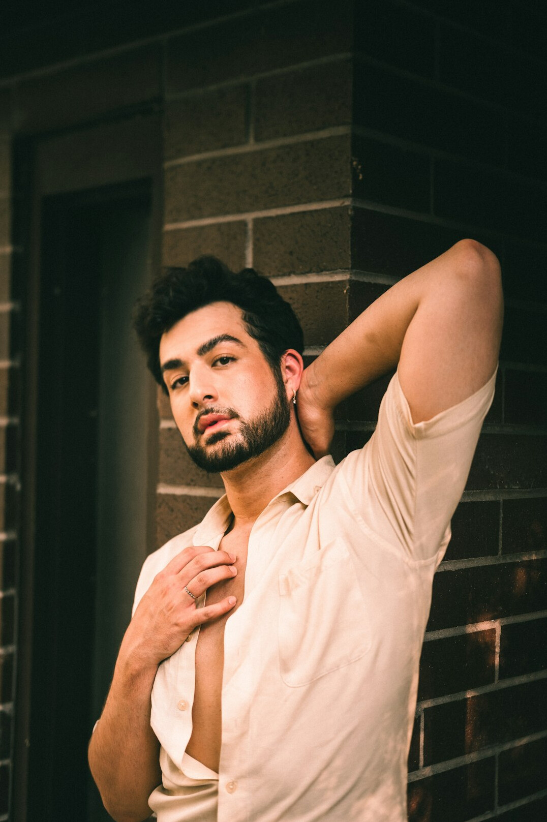 Portrait of a man in a shirt